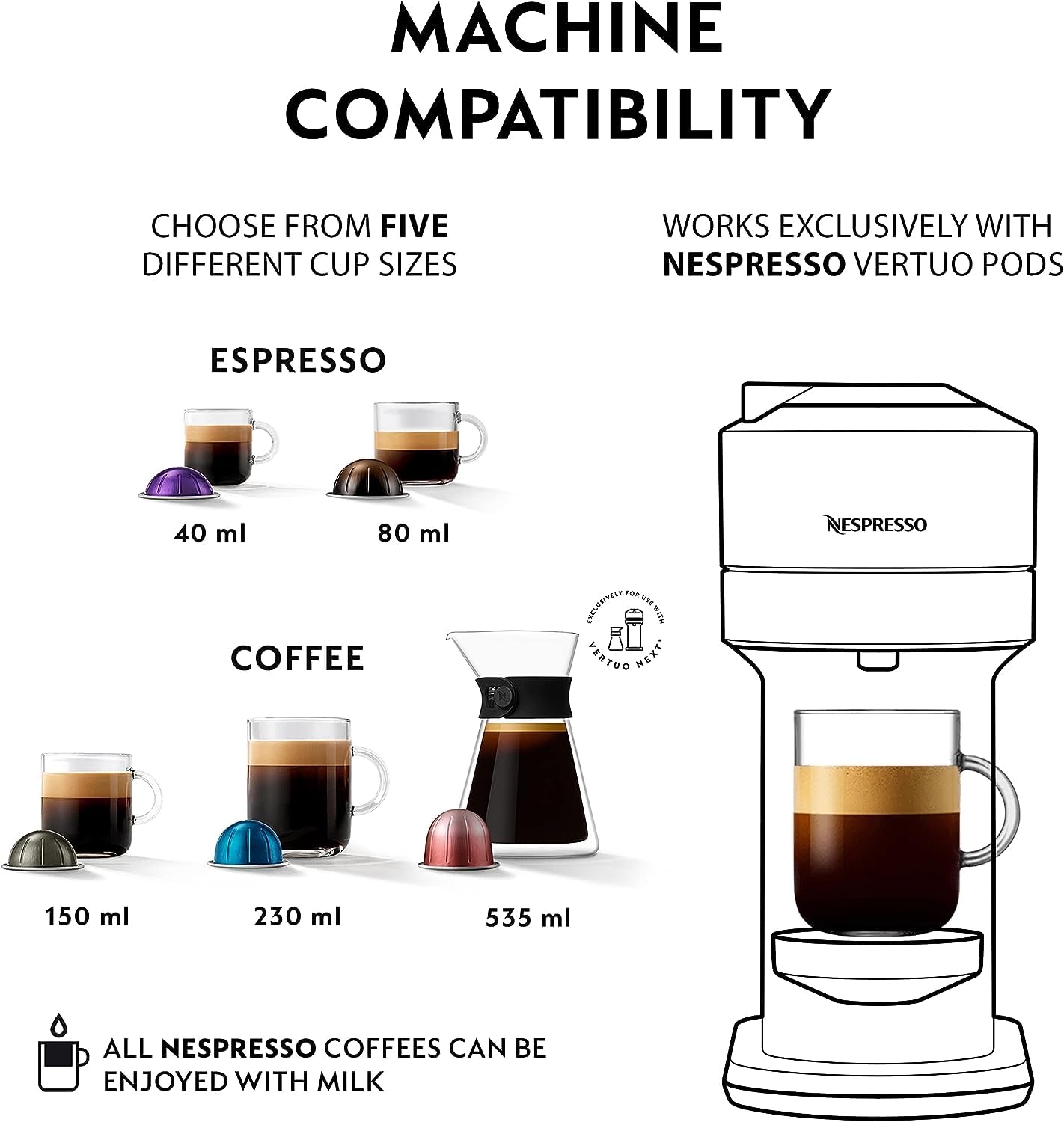 Nespresso Vertuo Next Coffee Pod Machine
