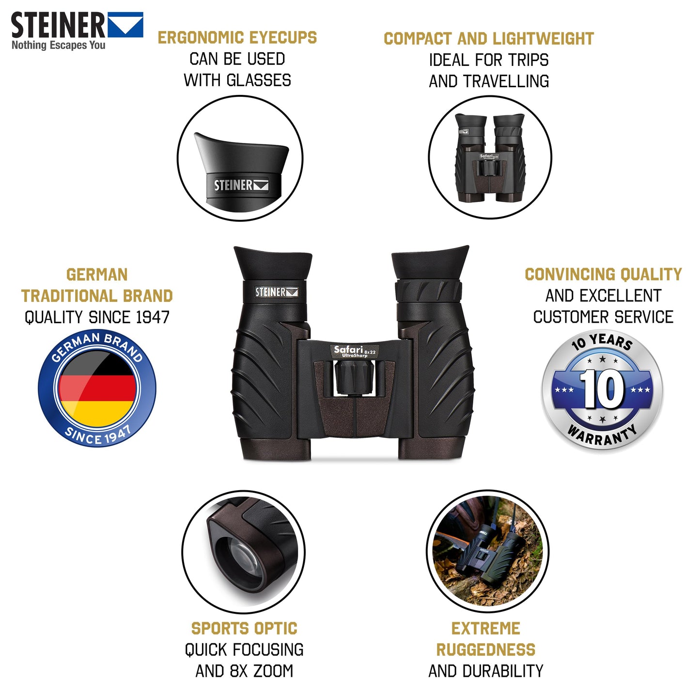 STEINER binoculars Safari UltraSharp