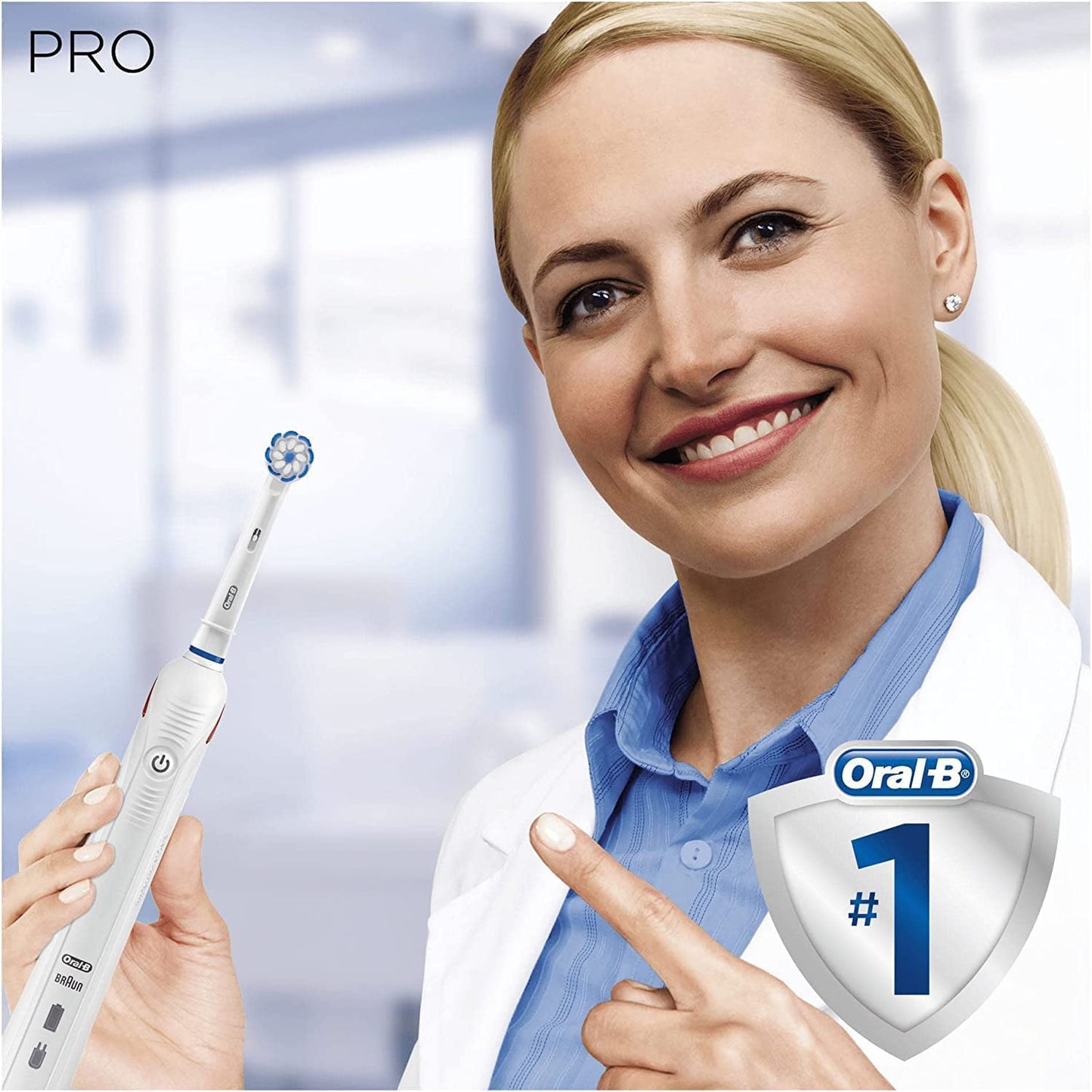 Oral-B Pro 3 Electric Toothbrush Bundle with Smart Pressure Sensor