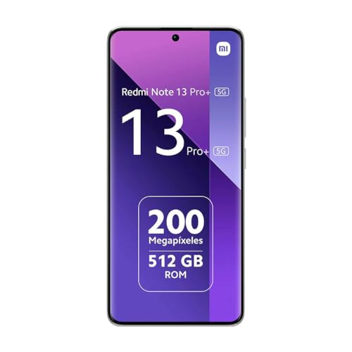 Xiaomi Redmi Note 13 Pro+ 5G Smartphone 12+512GB, Moonlight White (UK Version + 2 Years Warranty)