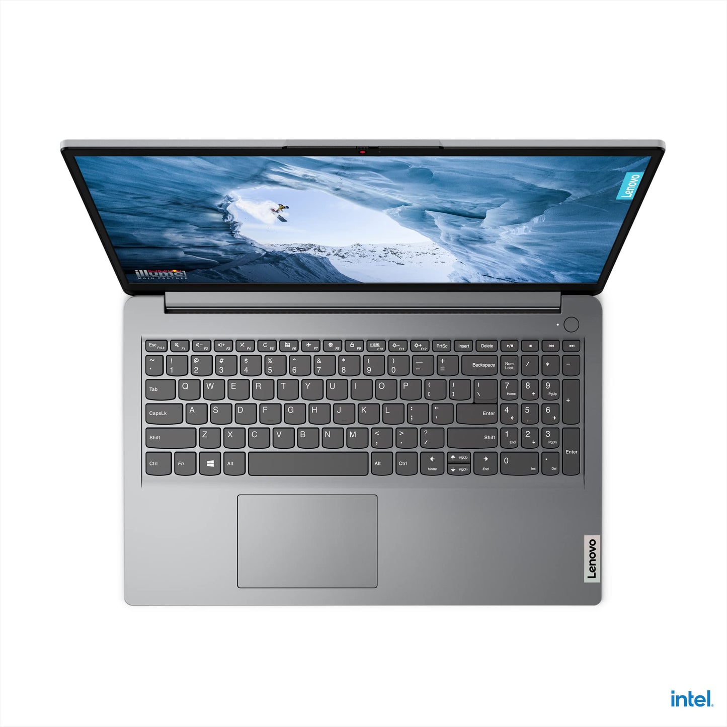 Lenovo IdeaPad 1 | 15 inch Full HD Laptop | Intel Celeron N4500 | 4GB RAM | 128GB eMMC | Windows 11 Home in S mode | Microsoft 365 Personal | Cloud Grey