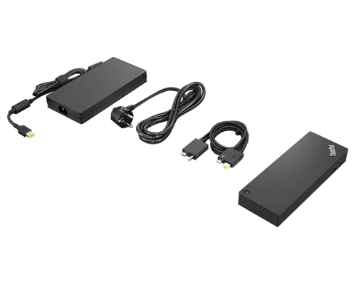 Lenovo ThinkPad Thunderbolt 4 Workstation Dock - UK/HK/SGP/MYS Black