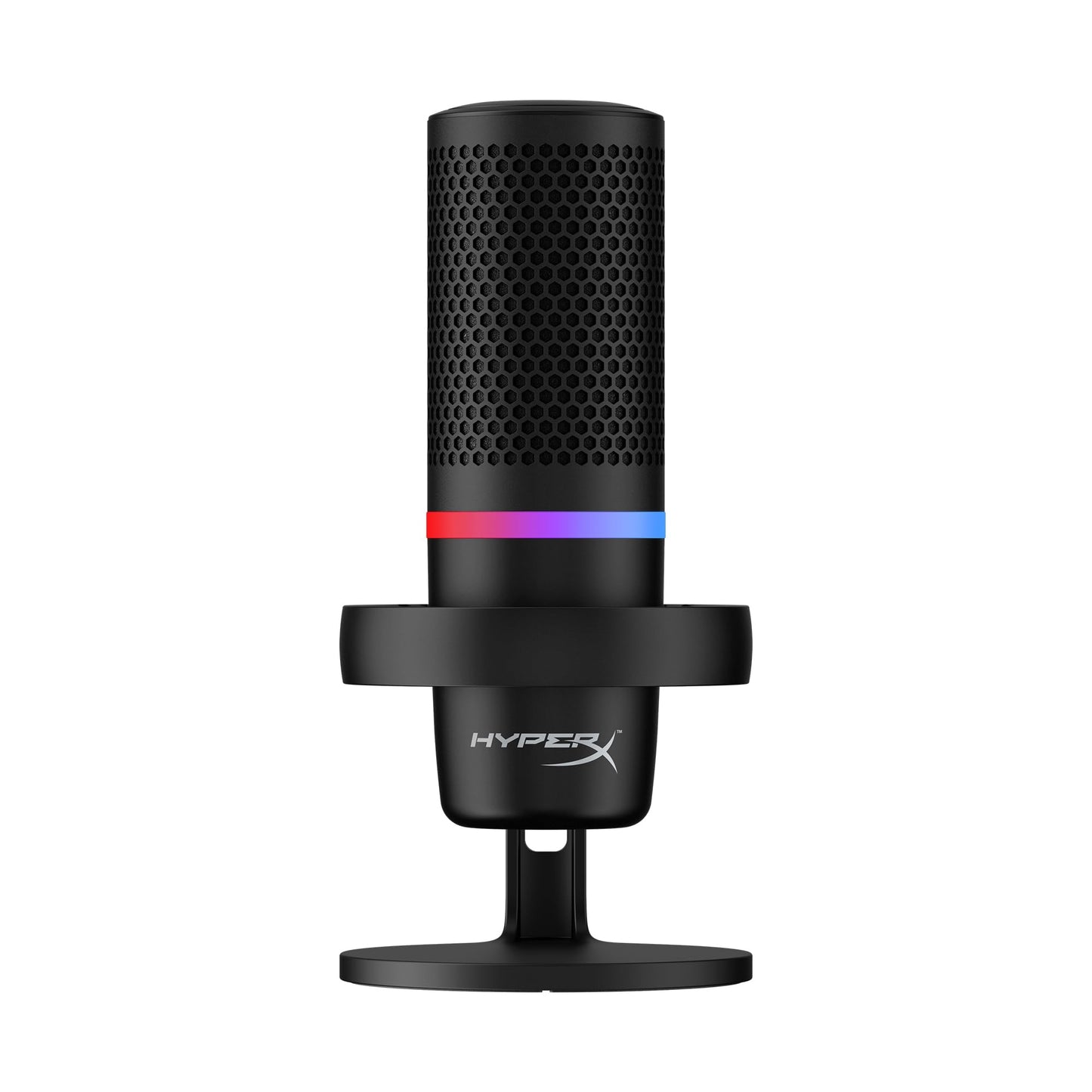 HyperX DuoCast – RGB USB Condenser Microphone for PC, PS5, PS4, Mac, Low-Profile Shock Mount, Cardioid, Omnidirectional, Pop Filter, Gain Control, Gaming, Streaming, Podcasts, Twitch
