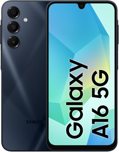 Samsung Galaxy A16 128/4GB Ram, Dual Sim, Unlocked to all Carrier, including with FREE official 25W UK Adapter (EP-T2510) Retail Pack and Clear Case,