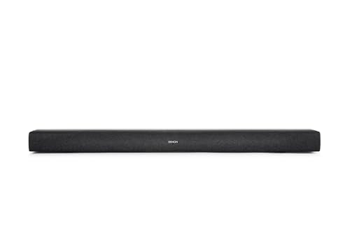 Denon DHT-S218 Soundbar with Dolby Atmos, 4K HDMI eARC, Built-In Down-Firing Subwoofers, Dialog Enhancer, Bluetooth - Black