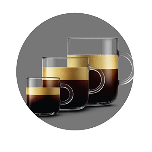 Krups Non Motor Head Nespresso Vertuo Coffee Machine, 1260 W, Black