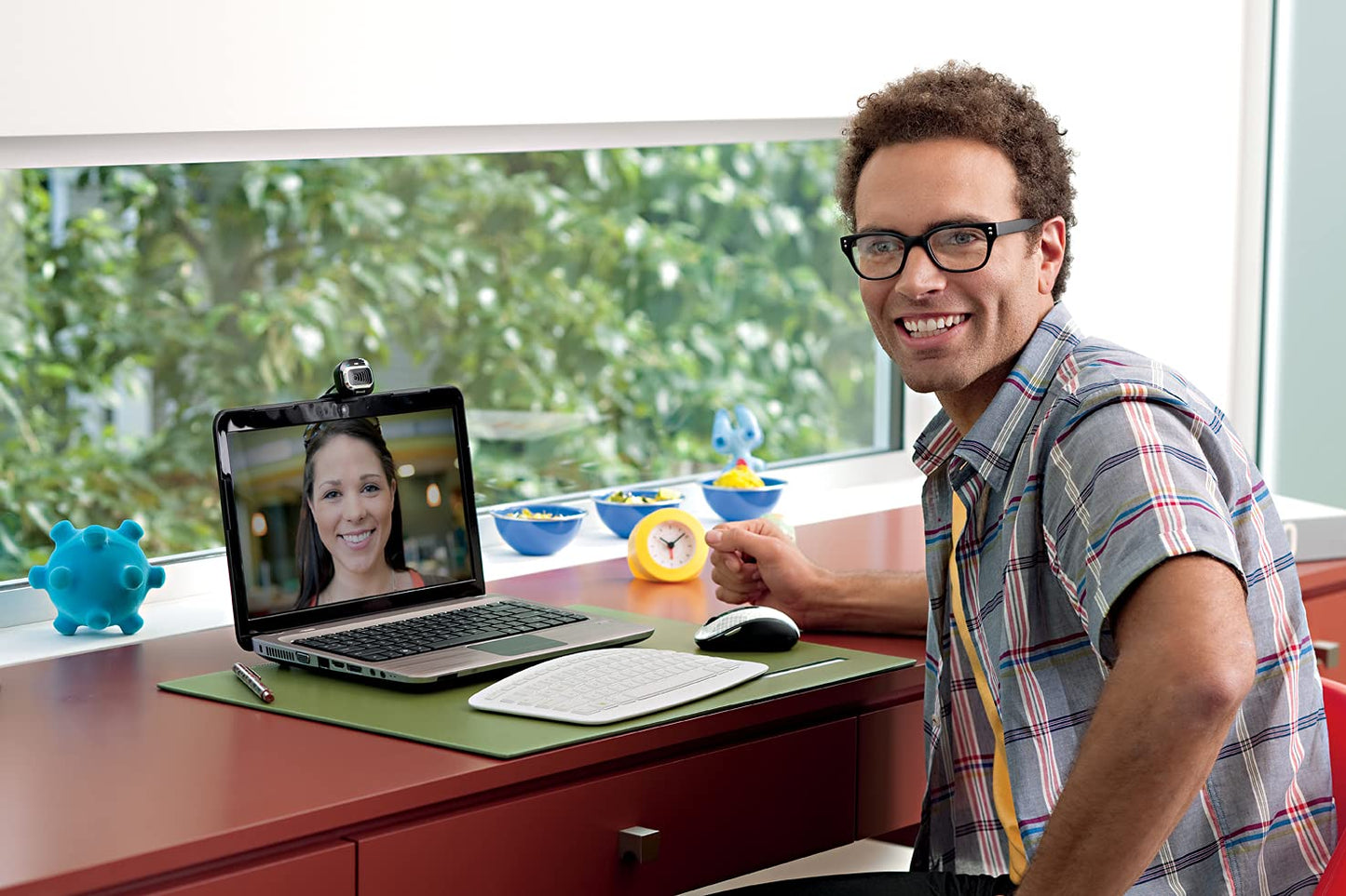 Microsoft LifeCam HD-3000 (Webcam, Skype zertifiziert)