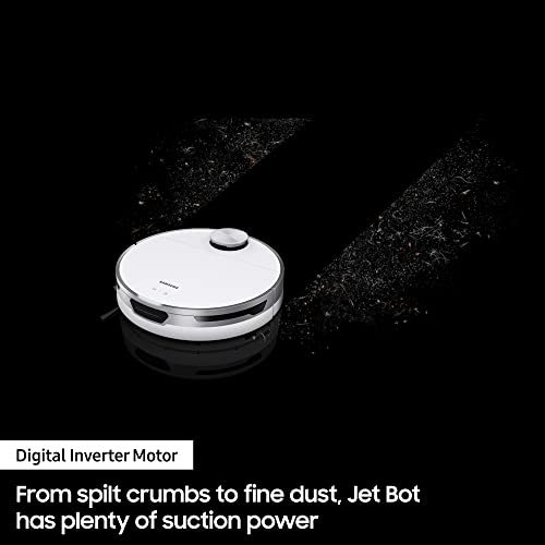 Samsung Jet Bot™ Robot Vacuum Cleaner Max 60W Suction Power VR30T80313W/EU