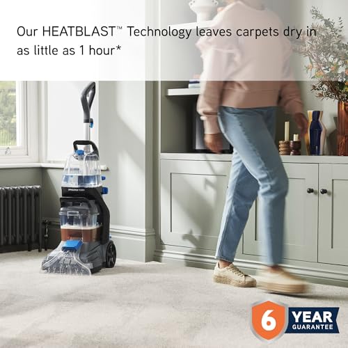 Vax Rapid Power 2 Reach Carpet Cleaner | Leaves carpets dry in under 1 hr | XL Reach & Capacity | Extra Tools - CDCW-RPXLR