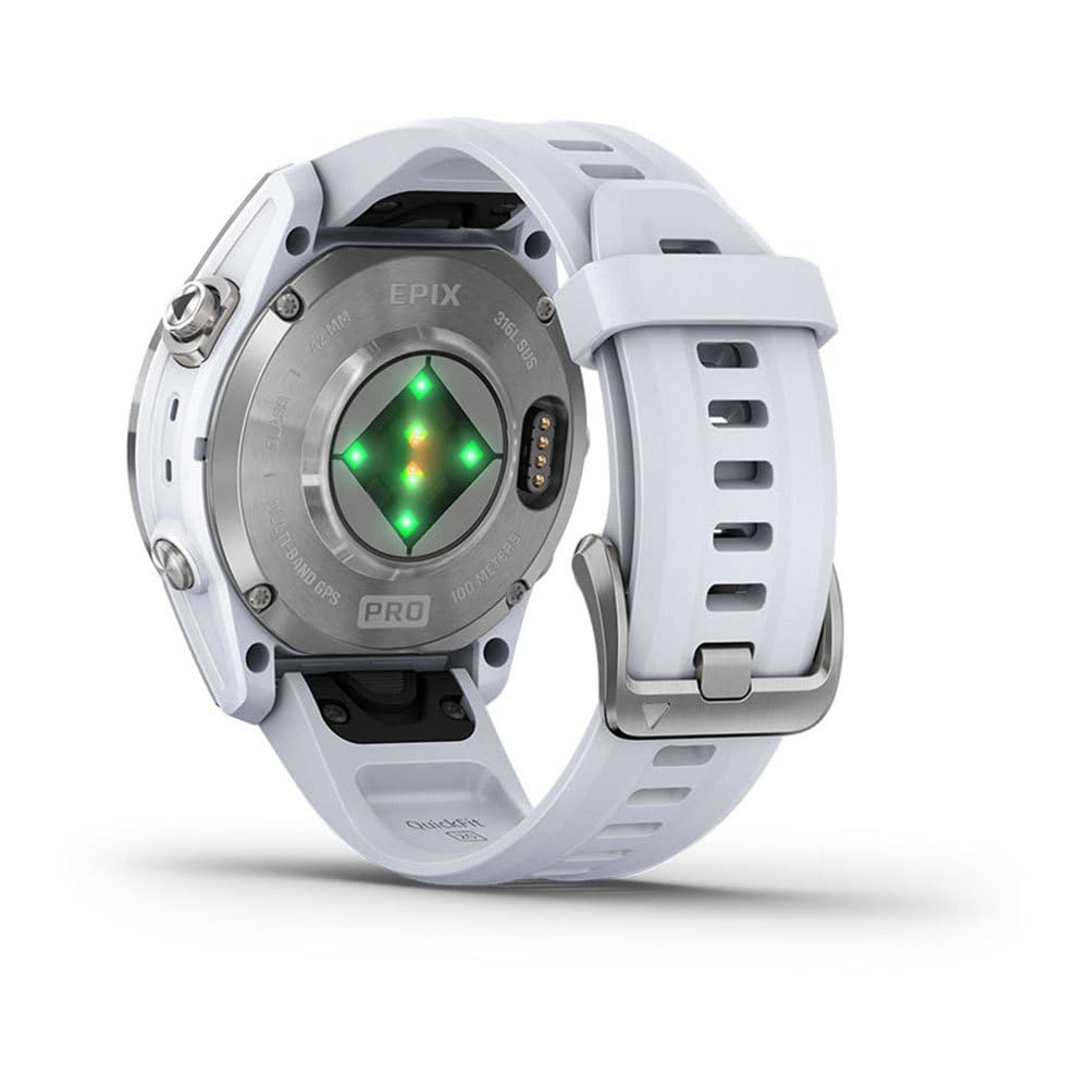 Garmin epix Pro (Gen 2), Glass, Silver, Whitestone