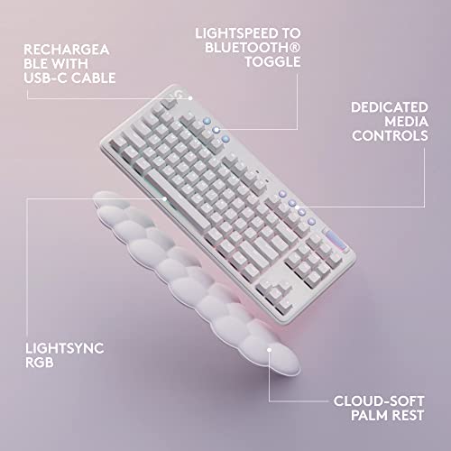 Logitech G G715 Wireless Mechanical Gaming Keyboard with LIGHTSYNC RGB Lighting