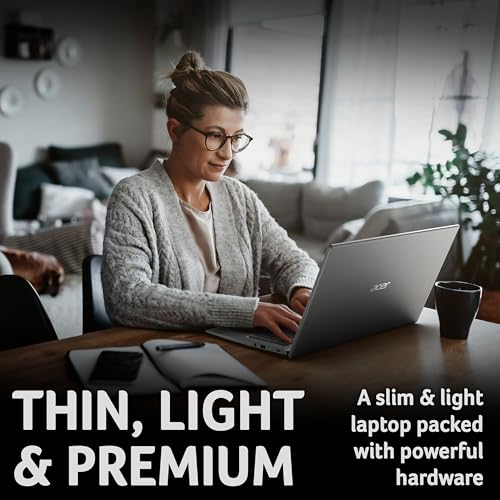 acer Swift 3 SF314-43 14 inch Laptop - (AMD Ryzen 5 5500U, 16GB, 512GB SSD, Full HD Display, Windows 11, Silver)