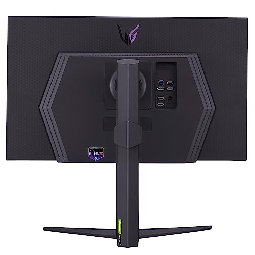 LG UltraGear 4K Gaming Monitor 27GR93U, 27 inch, 4K, 144Hz, 1ms GtG, IPS Display, HDR 10, NVIDIA G-Sync compatible & AMD FreeSync, Smart Energy Saving, Displayport, HDMI