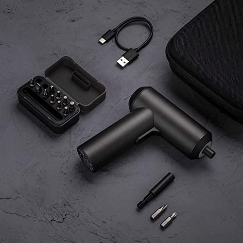 Xiaomi Mijia Cordless Rechargeable Screwdriver 3.6V 2000mAh Li-ion 5N.m Electric Screwdriver with 12pcs S2 Screw Bits for Home