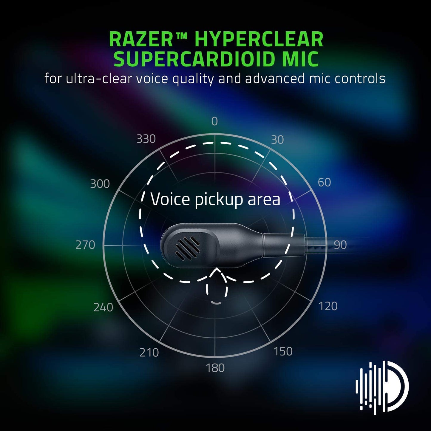 Razer BlackShark V2 - Premium Esports Gaming Headset (TriForce 50mm Drivers, HyperClear Cardiod Mic, Advanced Passive Noise Cancelation