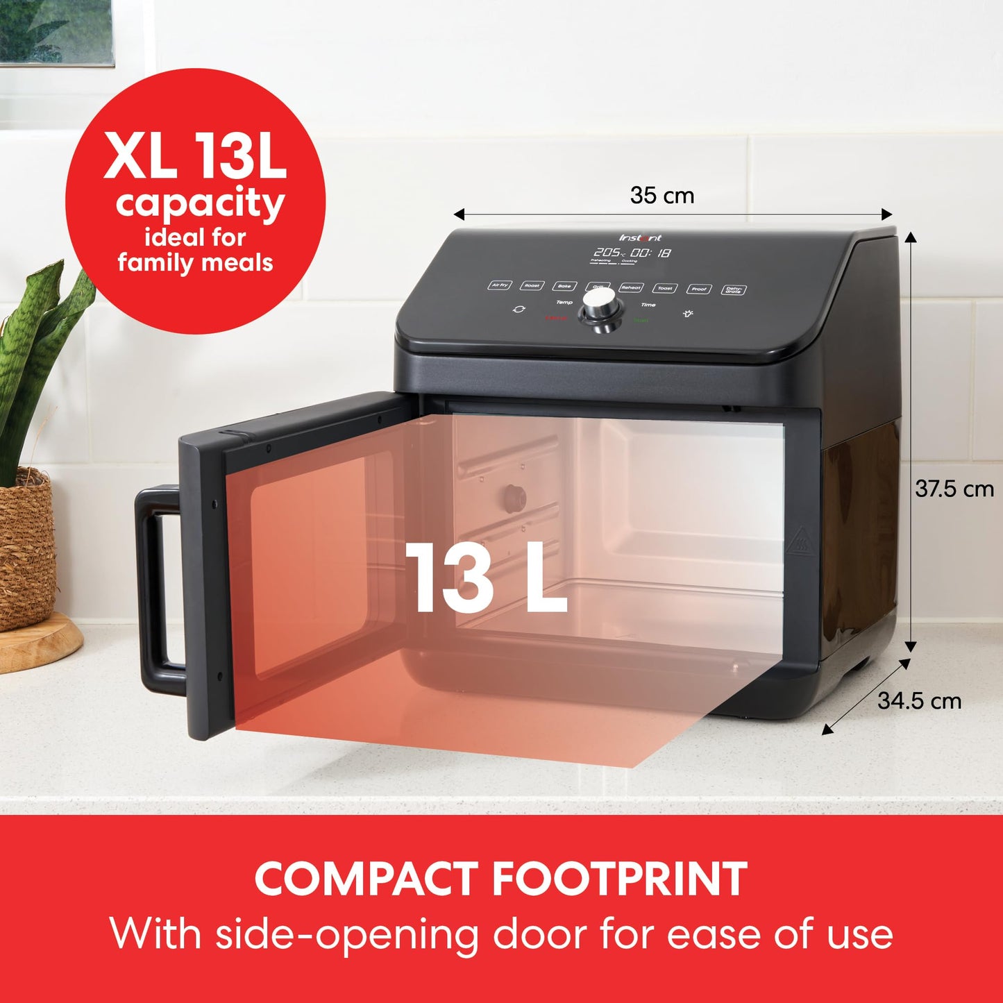 Instant Vortex Plus Dual Air Fryer with Large Double Air Frying Drawers