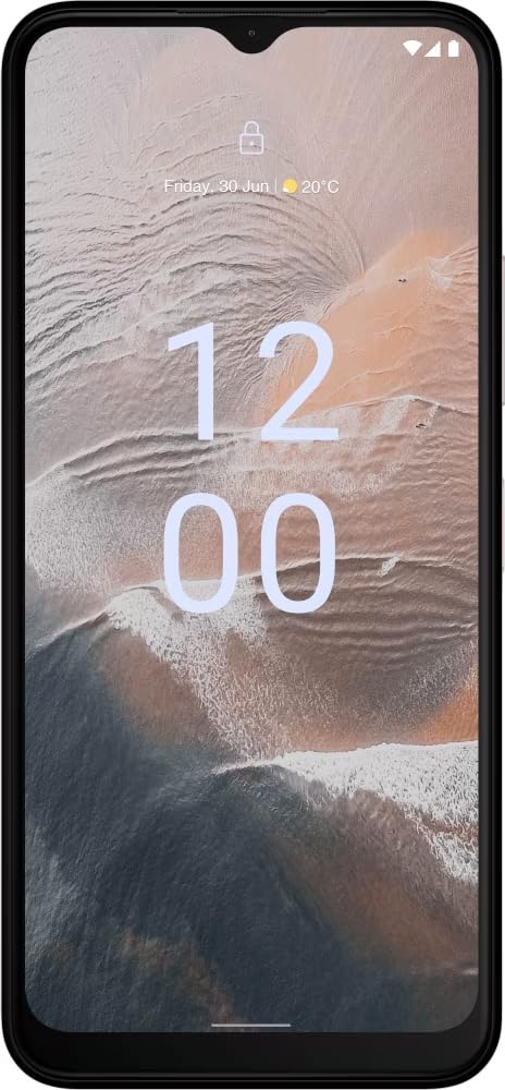 Nokia C32 6.5” HD 64GB ROM, 50MP/8MP Cameras, 5000 mAh 3-day Battery Life, Toughened Glass back, IP52 Rating, Fingerprint sensor & Face unlock, Android 13, Dual SIM