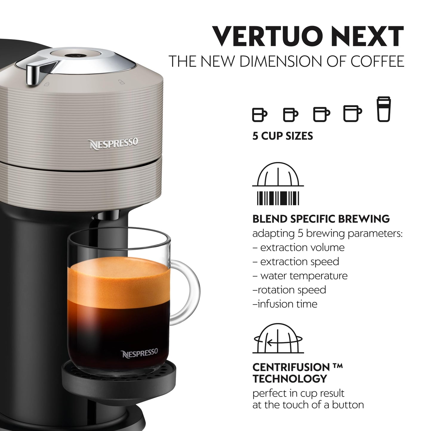 Nespresso Vertuo Next Coffee Pod Machine