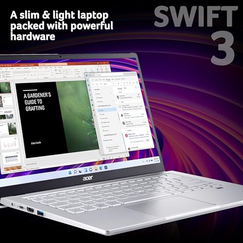 acer Swift 3 SF314-43 14 inch Laptop - (AMD Ryzen 5 5500U, 16GB, 512GB SSD, Full HD Display, Windows 11, Silver)