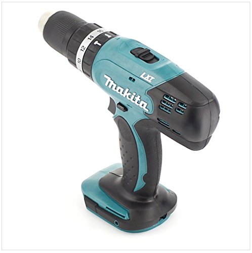 Makita DHP453 Solo Cordless Hammer Drill 18 V, Black, Blue