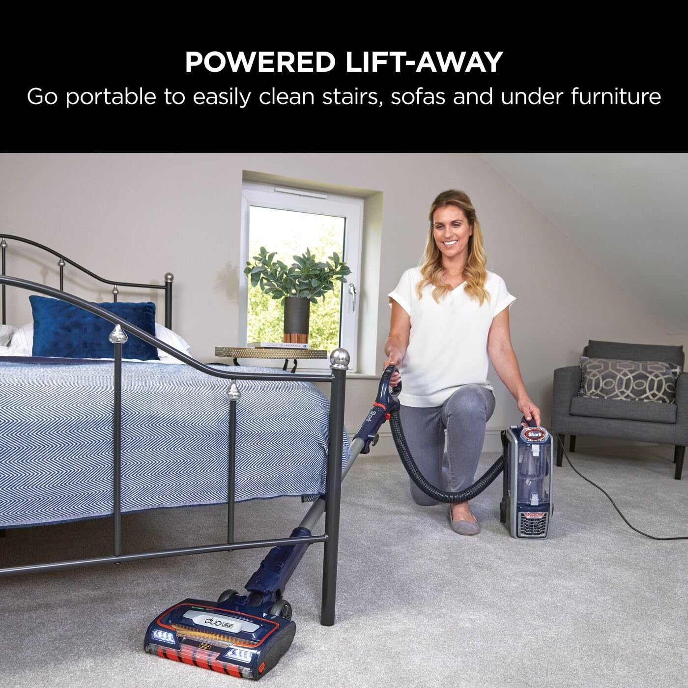 Shark Corded Upright Vacuum Cleaner 1.1L with Lift-Away Technology