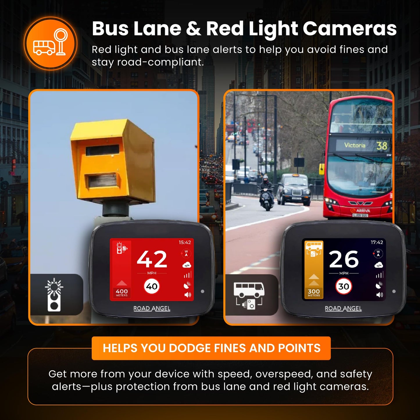 Road Angel Pure Advanced Speed Camera Detector System