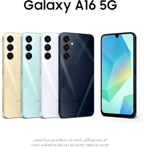 Samsung Galaxy A16 128/4GB Ram, Dual Sim, Unlocked to all Carrier, including with FREE official 25W UK Adapter (EP-T2510) Retail Pack and Clear Case,