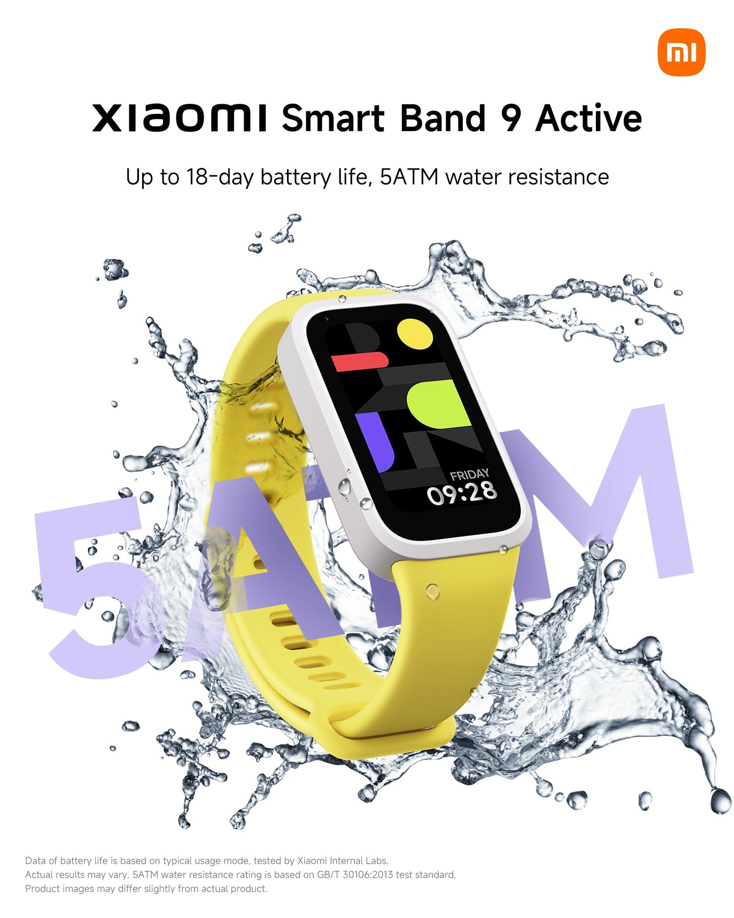 Xiaomi Smart Band 9 Active Global Version 1.47'' Display 18-Day Battery Life Modes All-Day Health and Fitness Monitoring 5ATM