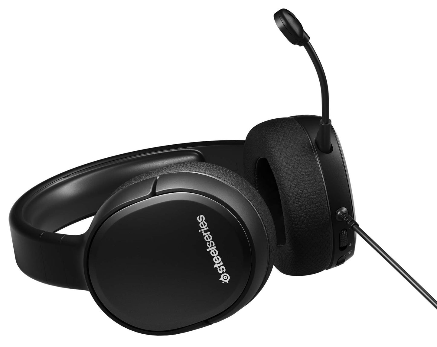 SteelSeries Tusq In-Ear Gaming Headset for Mobile Gaming - Built-in and Detachable Optional Headband Microphone - Ergonomic Headband Design
