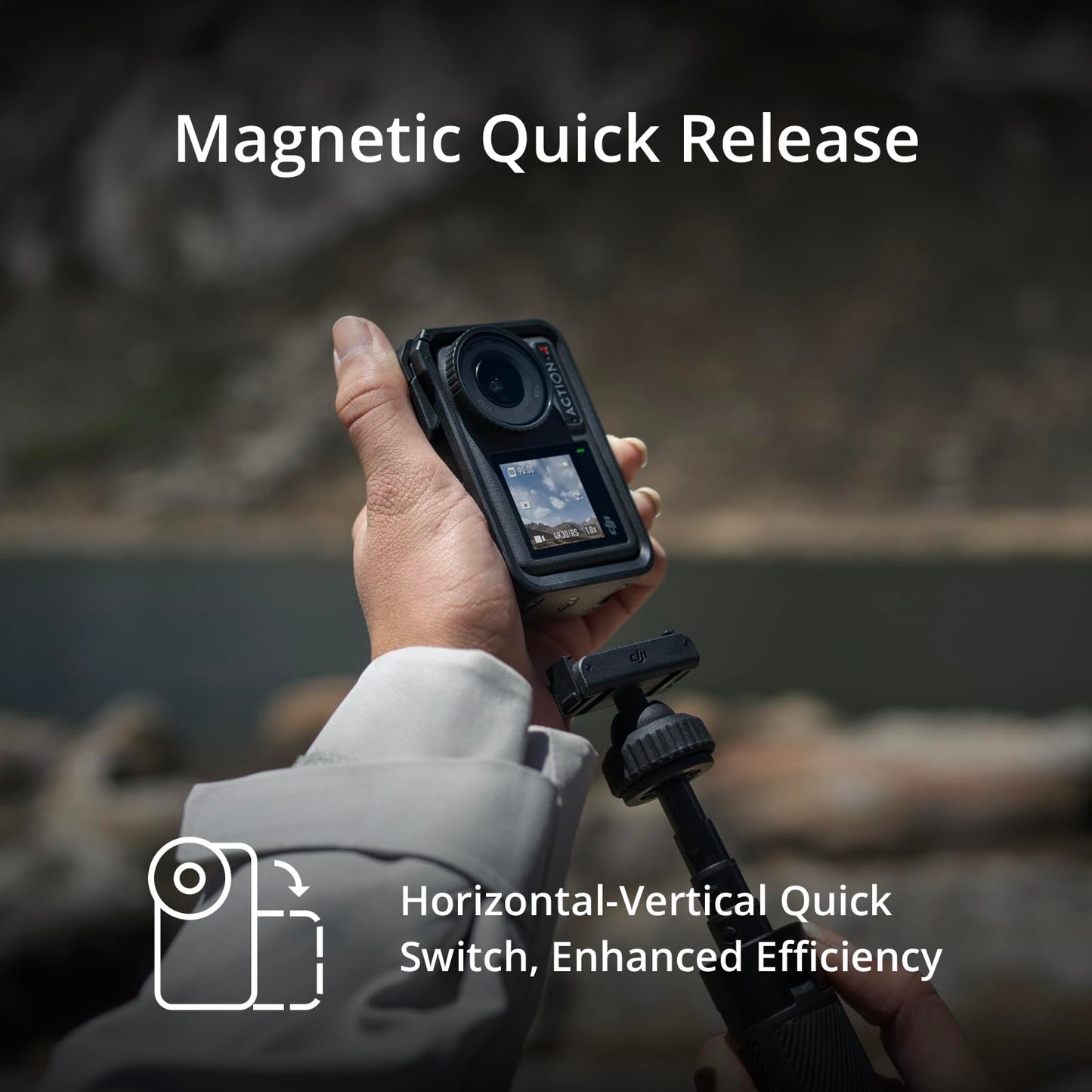 DJI Osmo Action 4 Standard Combo - 4K/120fps Waterproof Action Camera