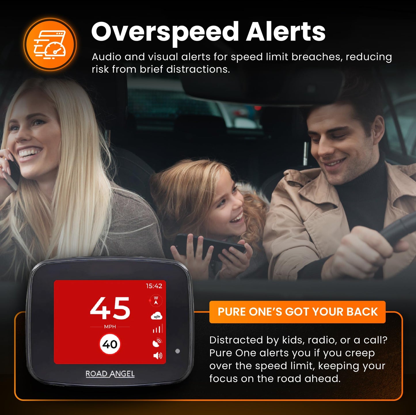 Road Angel Pure Advanced Speed Camera Detector System