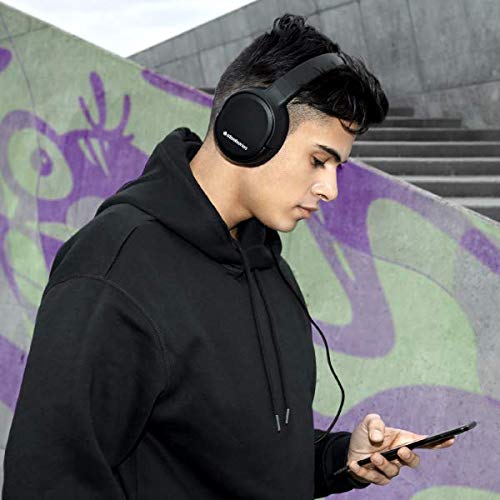 SteelSeries Tusq In-Ear Gaming Headset for Mobile Gaming - Built-in and Detachable Optional Headband Microphone - Ergonomic Headband Design