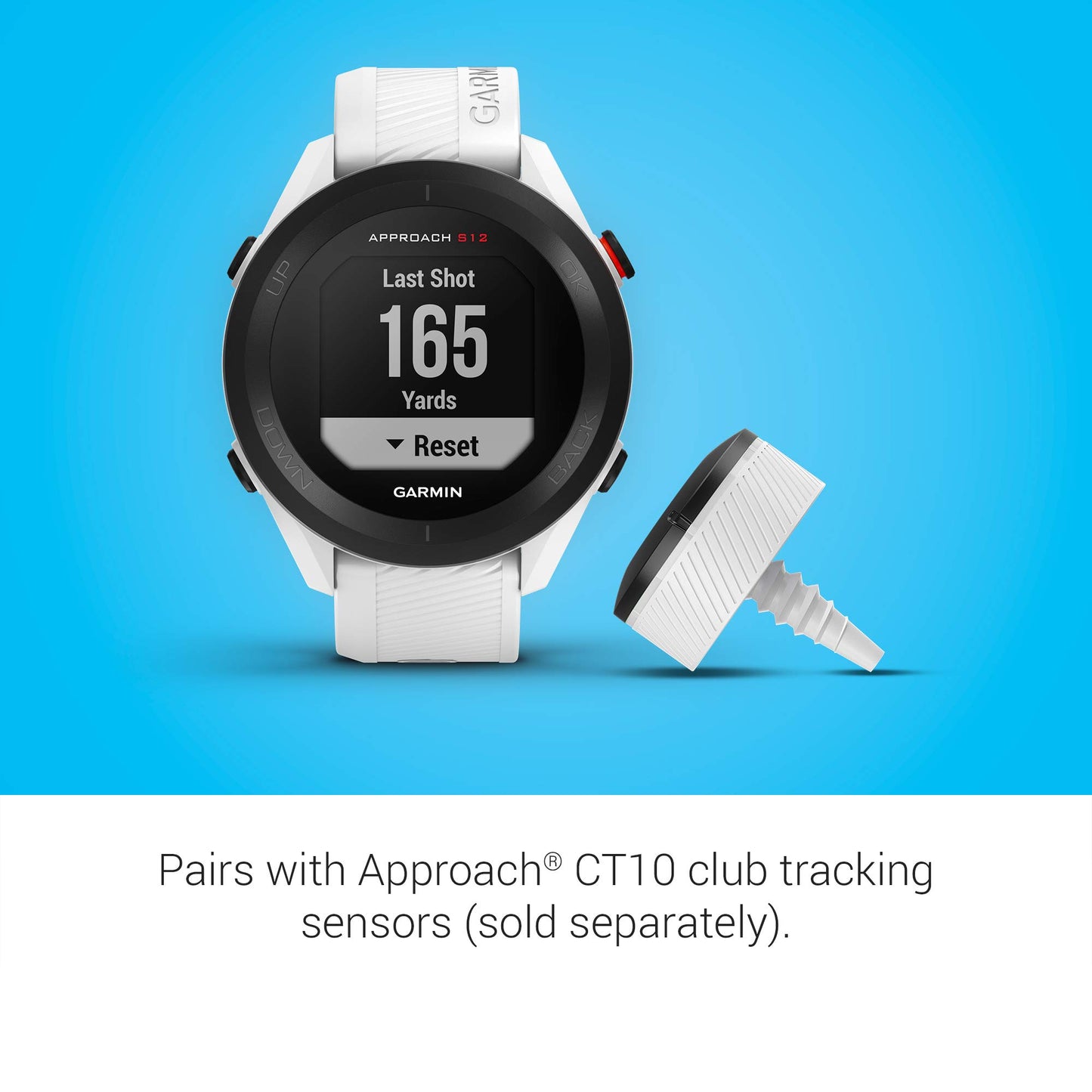 Garmin Approach S12, Easy-to-Use GPS Golf Watch
