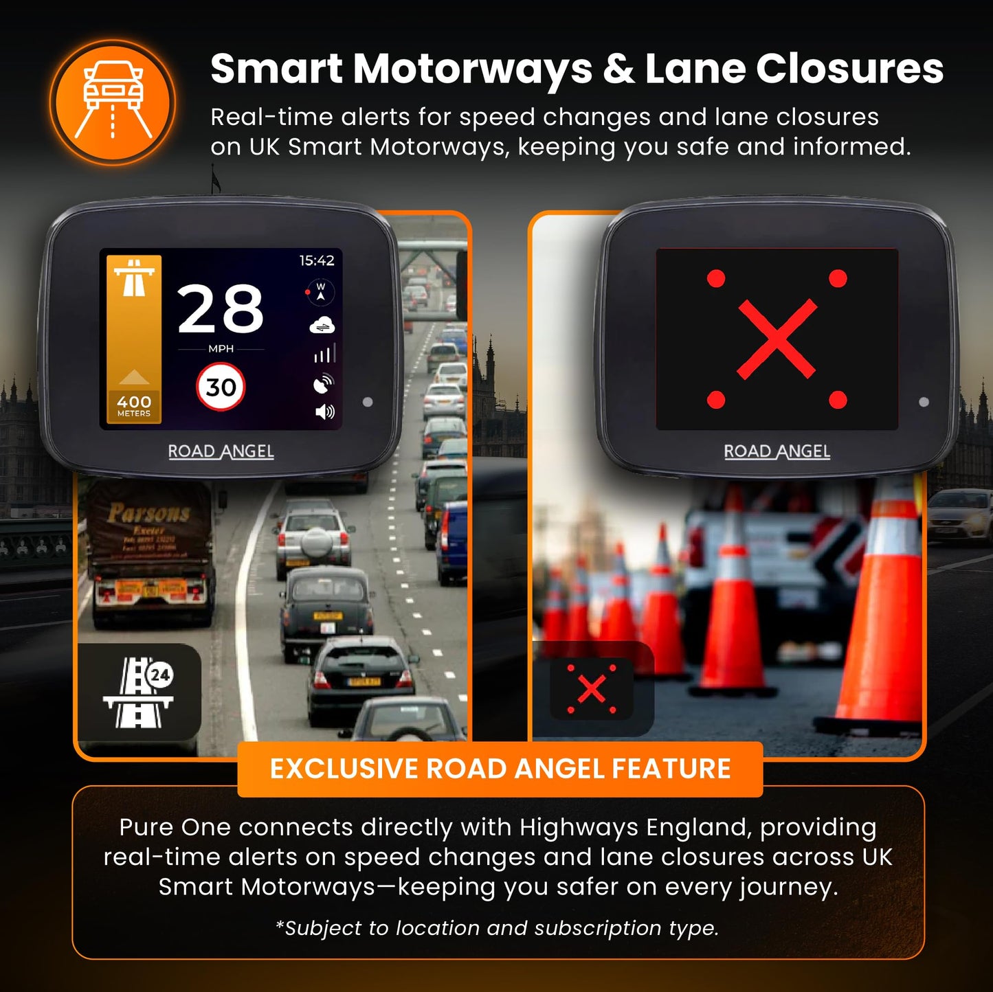 Road Angel Pure Advanced Speed Camera Detector System