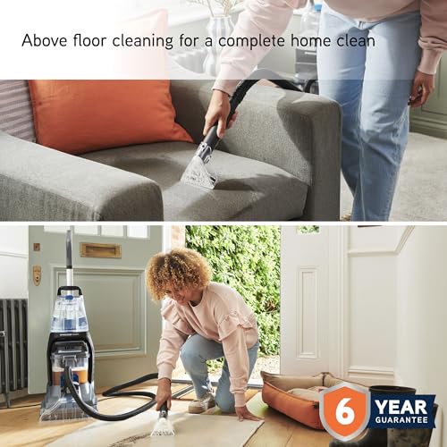 Vax Rapid Power 2 Reach Carpet Cleaner | Leaves carpets dry in under 1 hr | XL Reach & Capacity | Extra Tools - CDCW-RPXLR