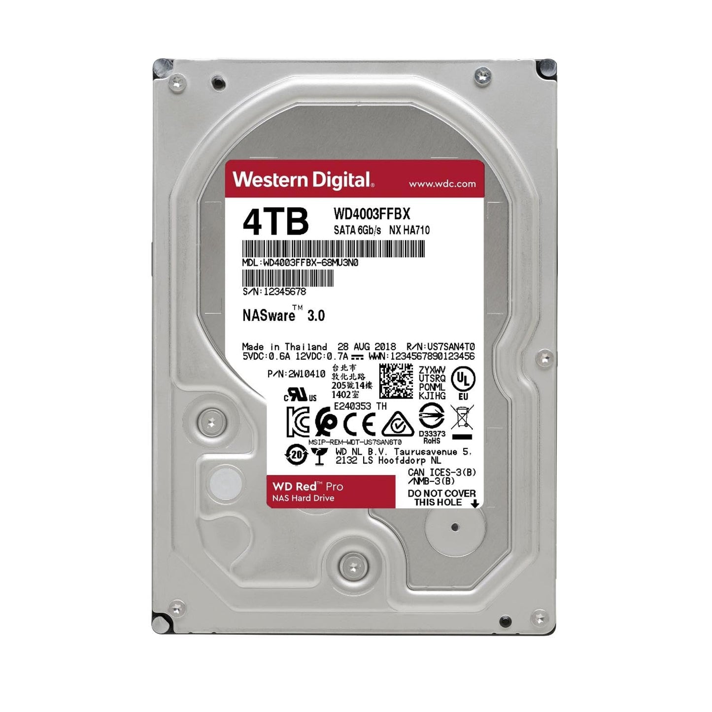 WD Red Pro NAS 3.5" Internal Hard Drive