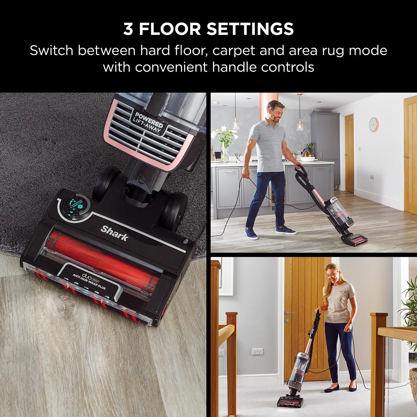 Shark Corded Upright Vacuum Cleaner 1.1L with Lift-Away Technology