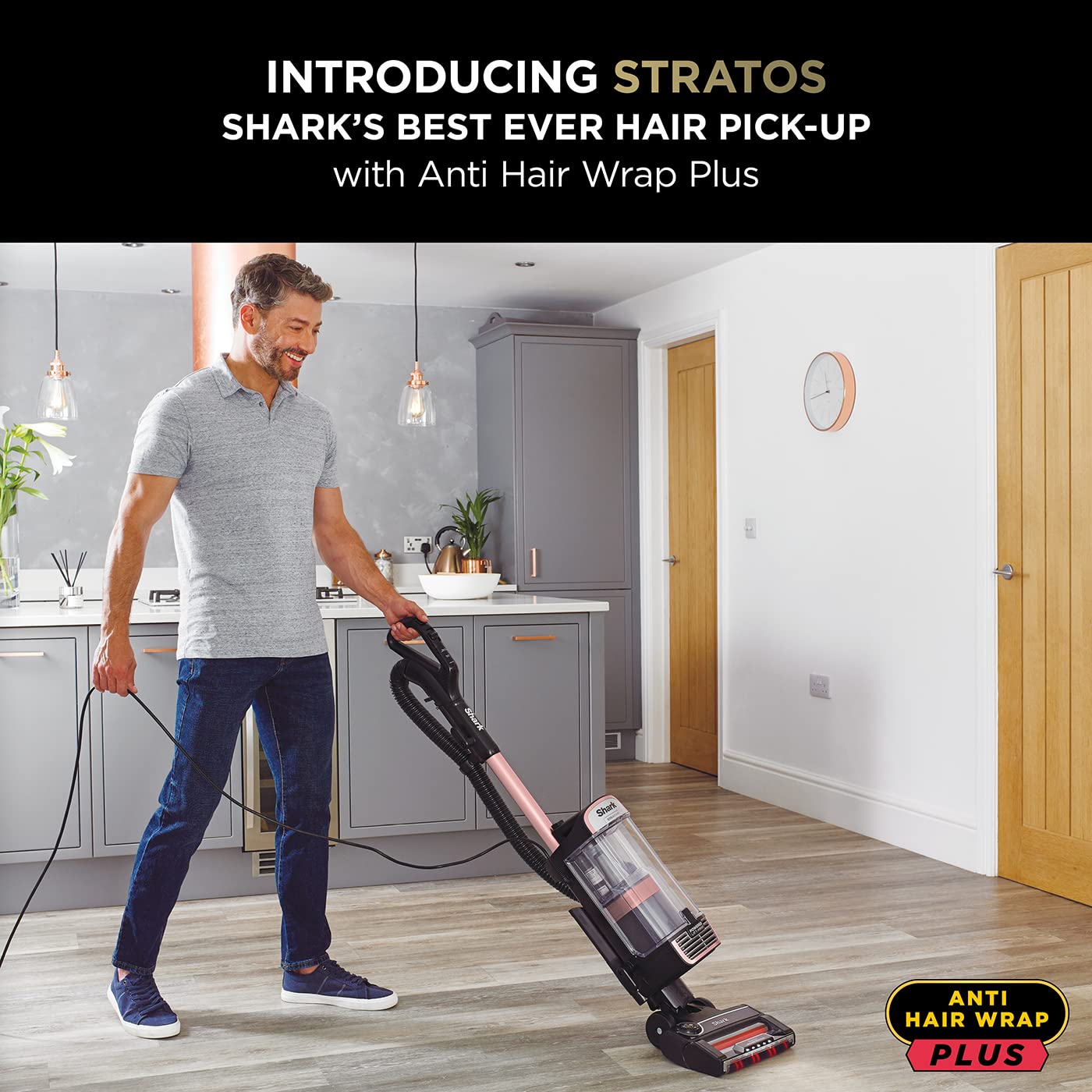 Shark Corded Upright Vacuum Cleaner 1.1L with Lift-Away Technology
