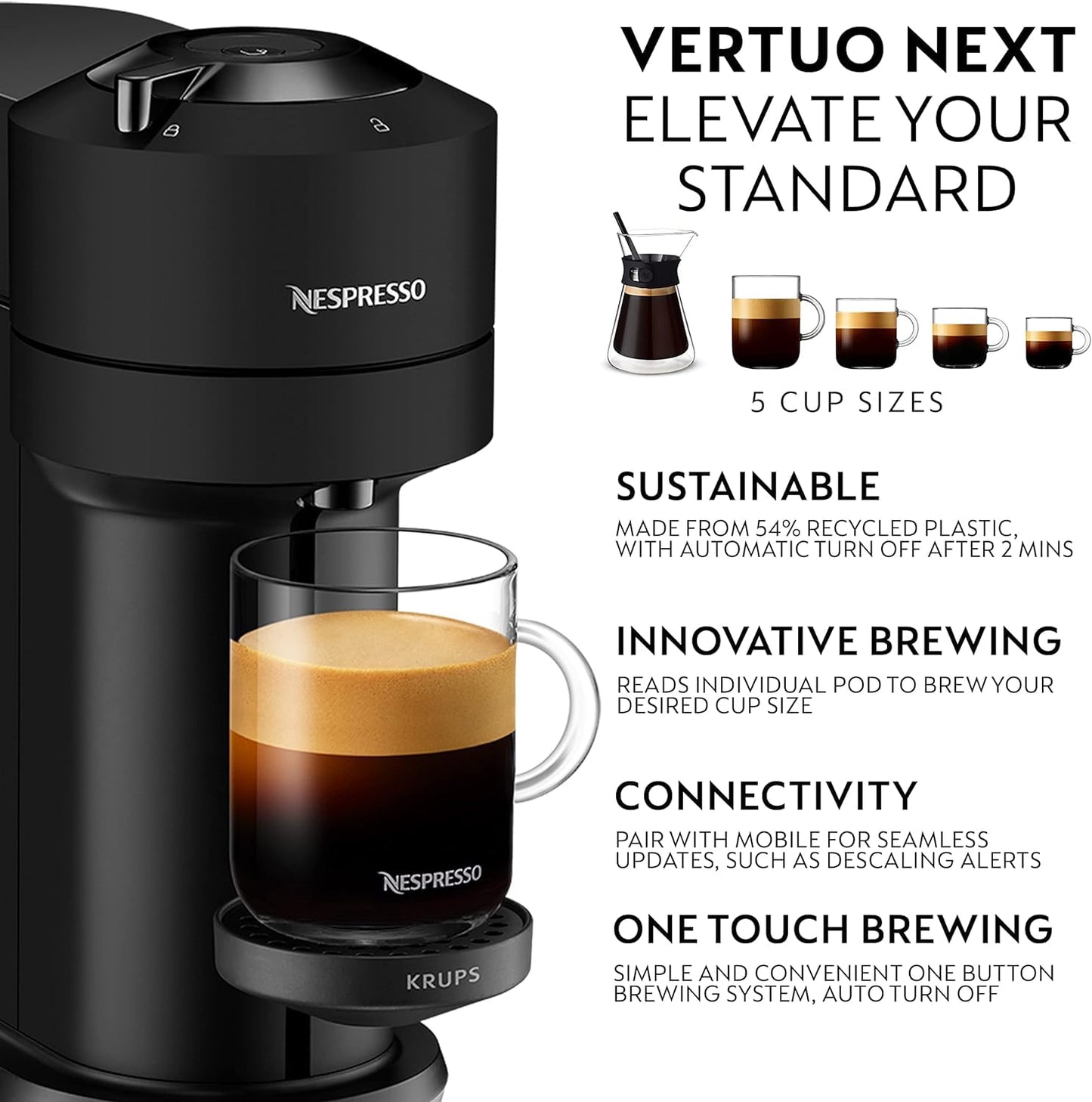 Nespresso Vertuo Next Coffee Pod Machine