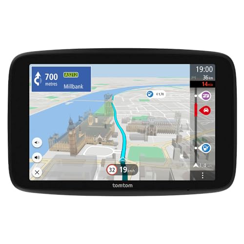 TomTom Campervan and Caravan Sat Nav GO Camper Tour 6" screen with Campervan and Caravan POIs, Updates via Wi-Fi, TomTom Traffic and Speedcam Warnings, Europe Maps