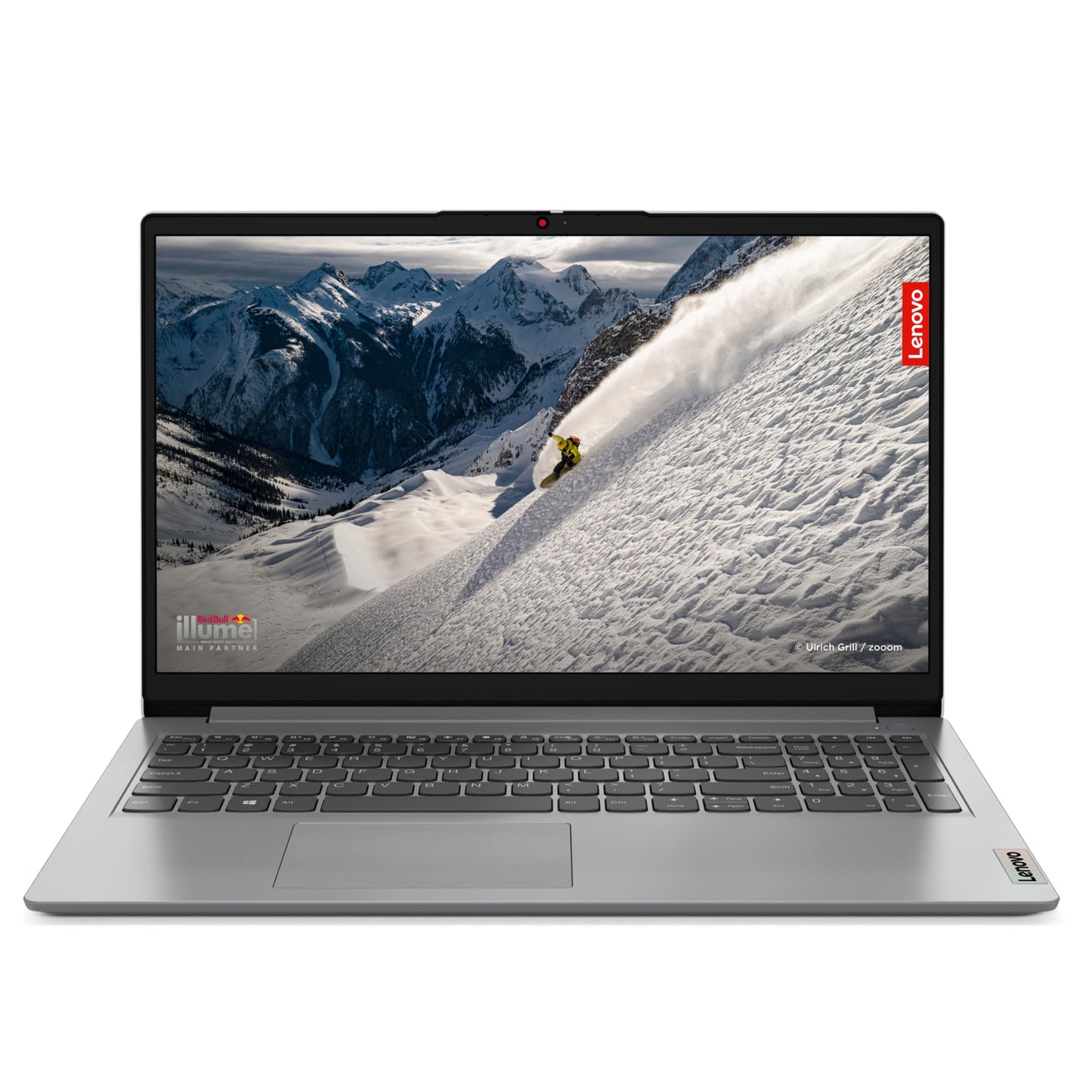 Lenovo IdeaPad 1 | 15 inch Full HD Laptop | Intel Pentium Silver N6000 | 4GB RAM | 128GB eMMC | Windows 11 Home in S mode | Cloud Grey
