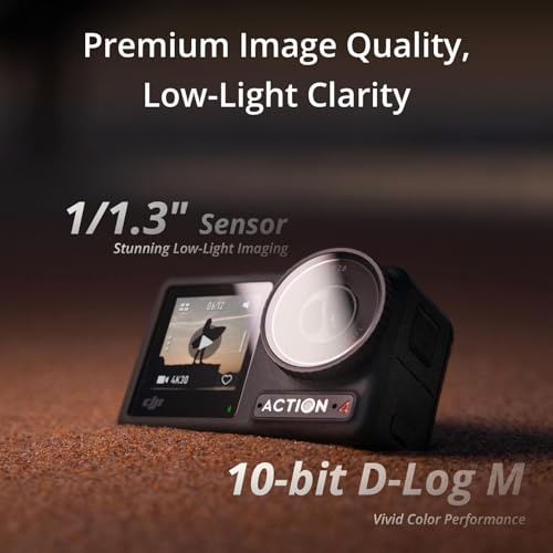 DJI Osmo Action 4 Standard Combo - 4K/120fps Waterproof Action Camera