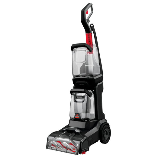 BISSELL PowerClean 2X | Powerful Carpet Cleaner with Lightweight & Maneuverable Design | Intuitive Two-Tank System | 3112E, Charcoal Gray/Mambo Red