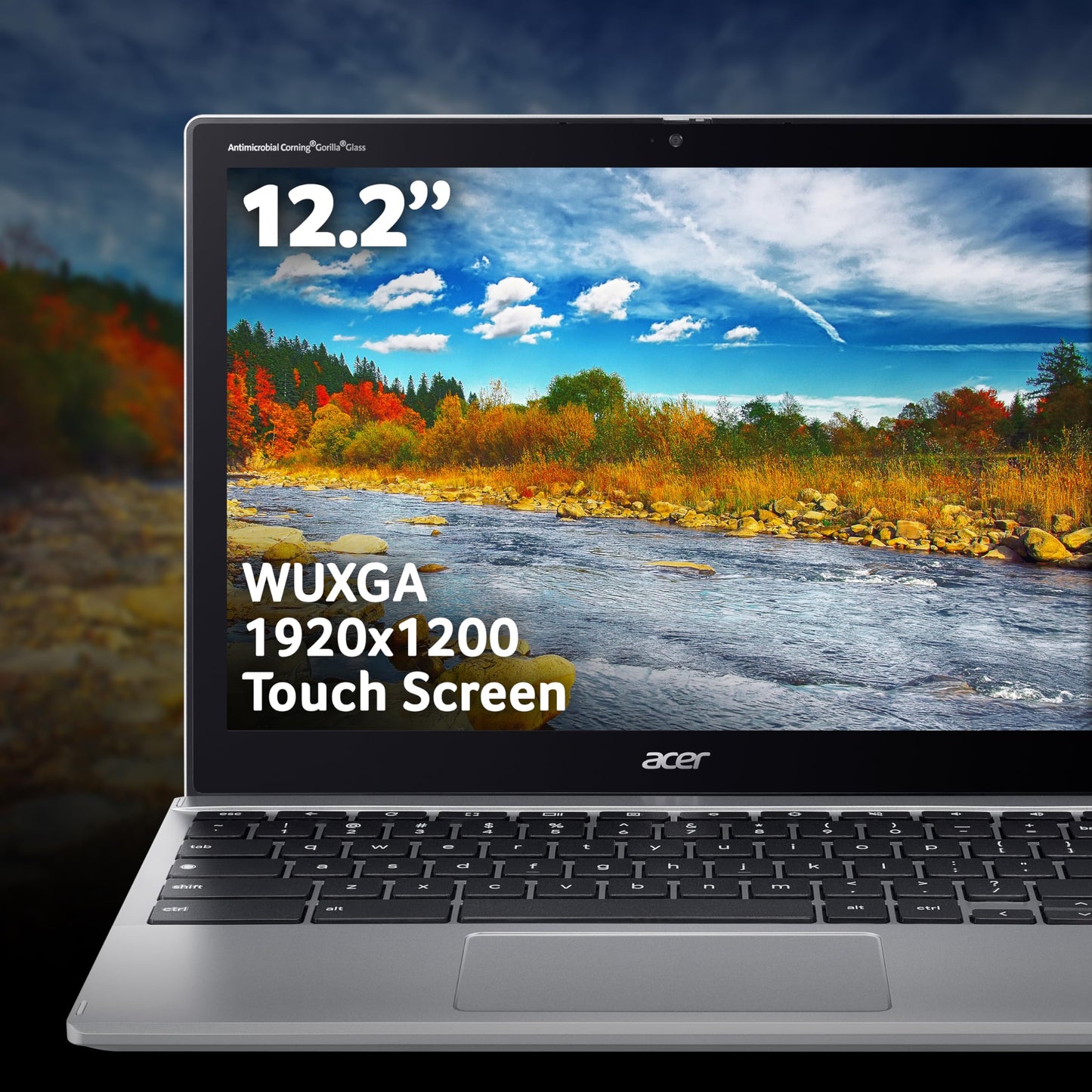 acer Chromebook 311 CB311-12H Laptop - Intel N100, 4GB, 64GB eMMC, Integrated Graphics, 11.6" HD, Google Chrome OS, Silver