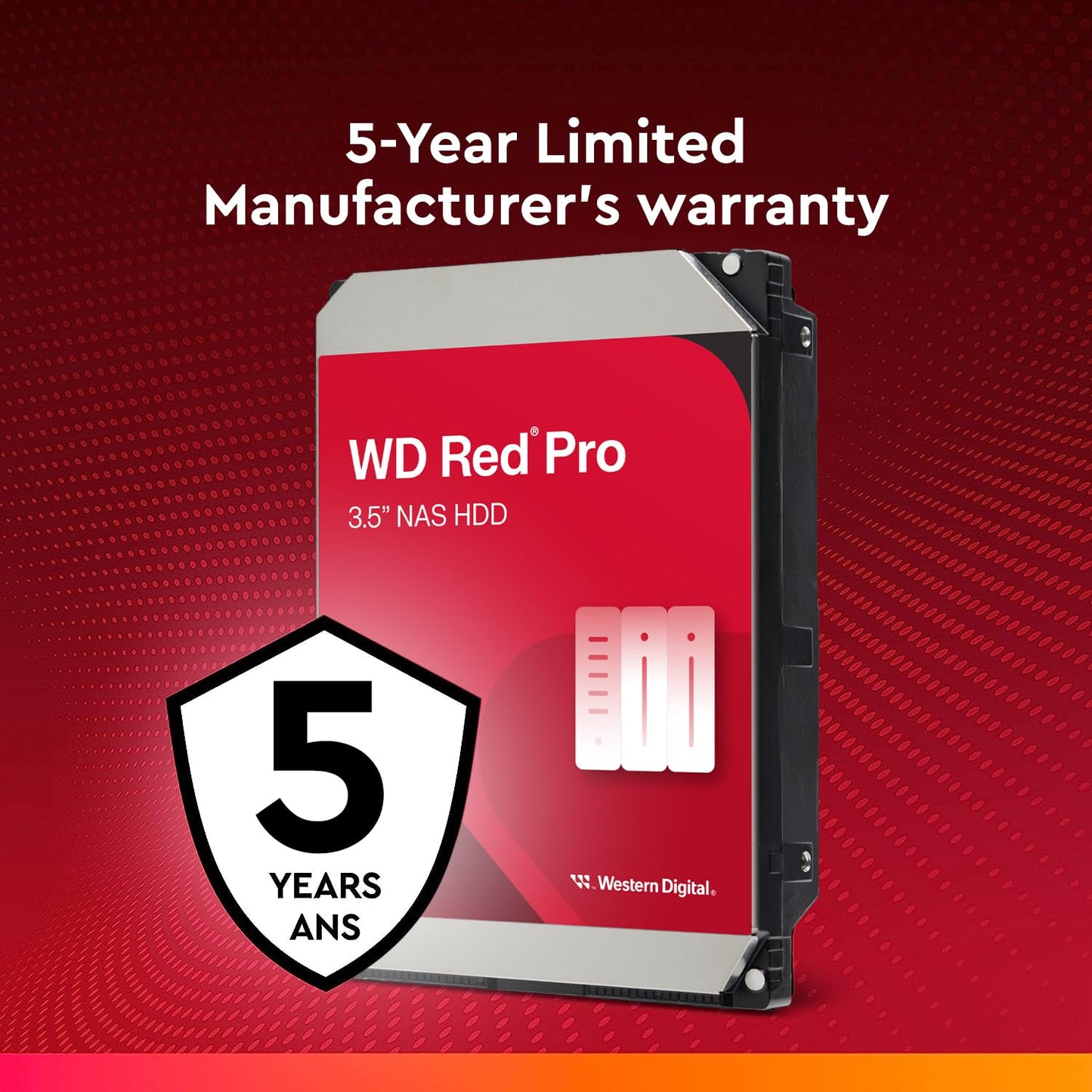 WD Red Pro NAS 3.5" Internal Hard Drive