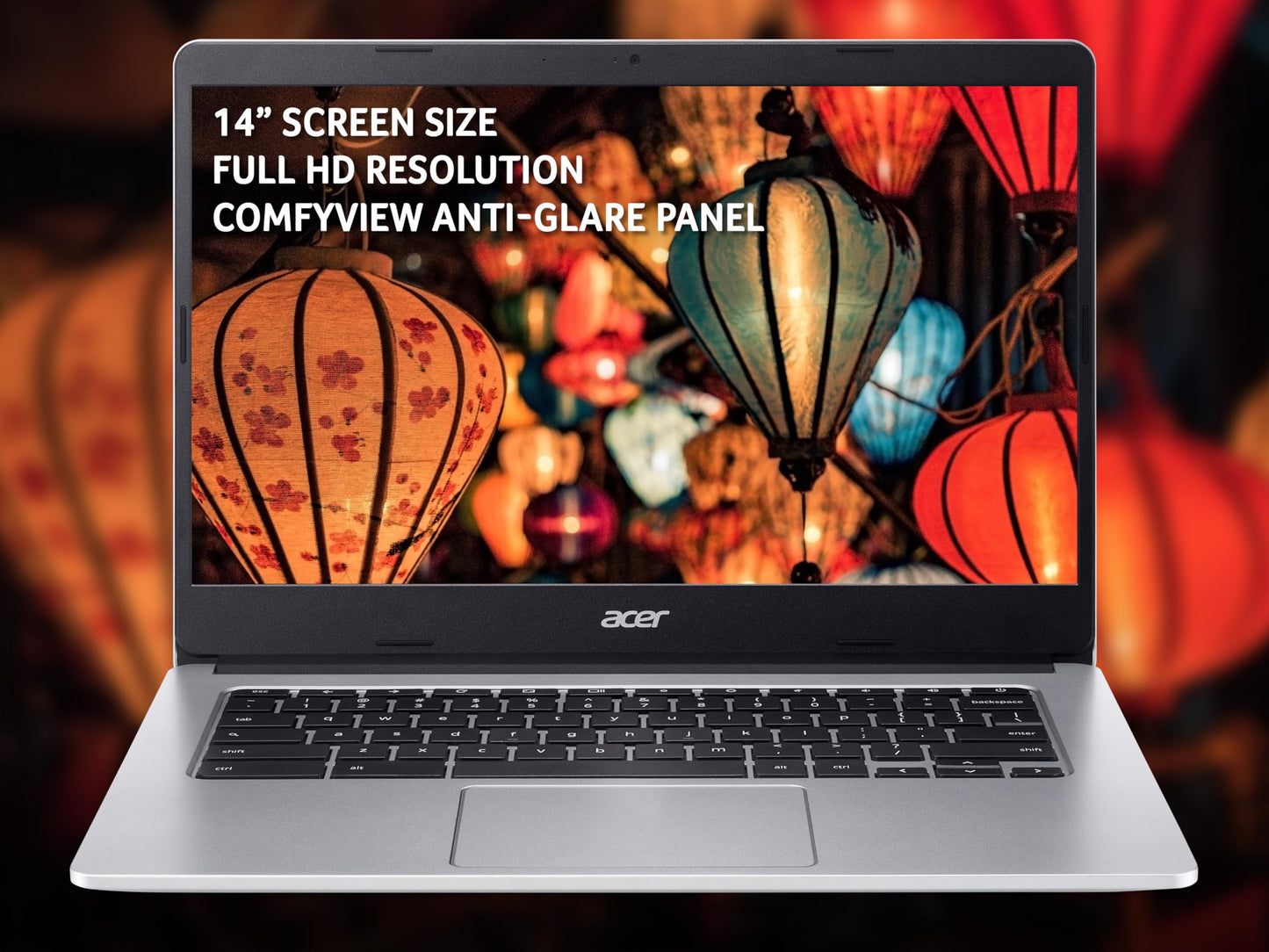 Acer Chromebook 314 CB314-2H Laptop - MTK MT8183, 4GB, 64GB eMMC, Integrated Graphics, 14-inch HD, Google Chrome OS, Silver