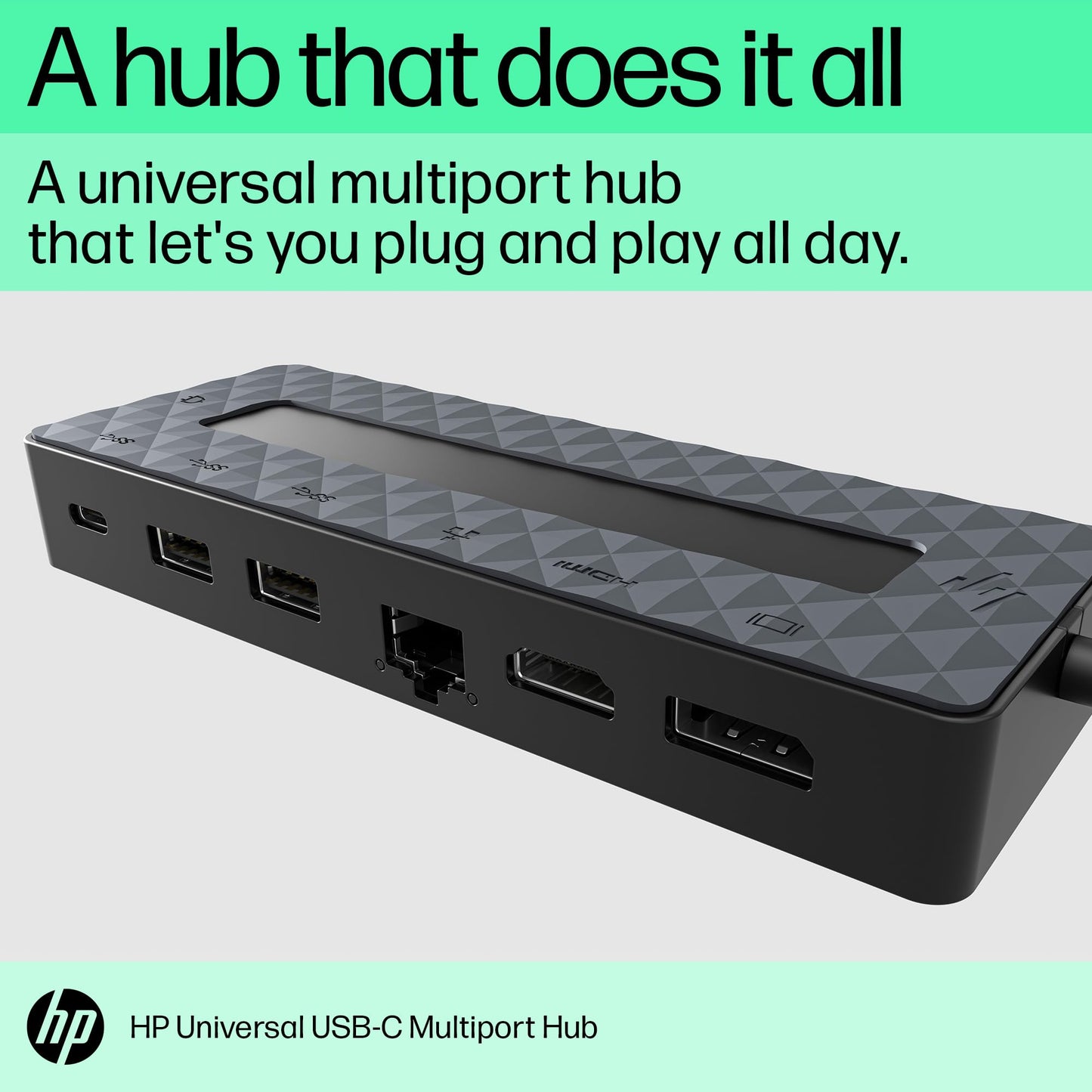 HP Interface Hub USB 3.2 Gen 1 (3.1 Gen 1) Type-C Black