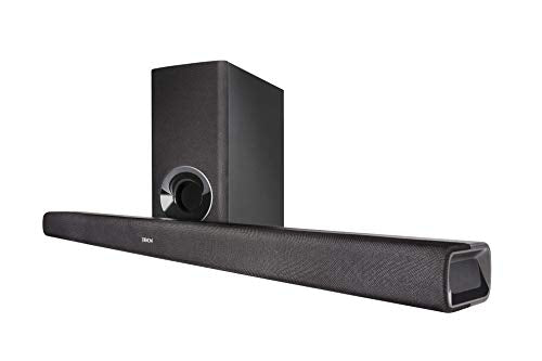 Denon DHT-S316 Soundbar with Wireless Subwoofer, Bluetooth, Dolby Digital, DTS Decoding, Dialogue Enhancer, HDMI ARC, Wall Mountable, Music Streaming - Black