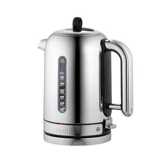 Dualit Classic Kettle | Quiet boiling kettle | 90 Second Boil Time | 1.7 L Capacity, 2.3 kW