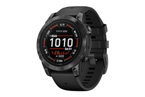 Garmin epix Pro (Gen 2), Glass, Silver, Whitestone